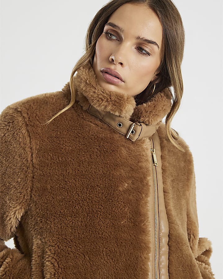 Brown Borg Aviator Jacket