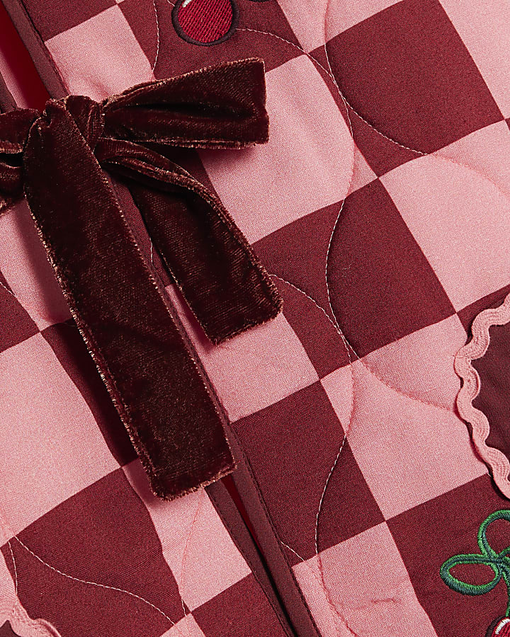 Nephthys Pink Checkerboard Cherry Jacket