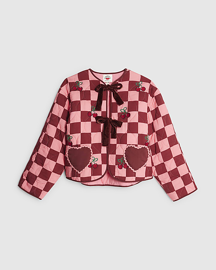Nephthys Pink Checkerboard Cherry Jacket