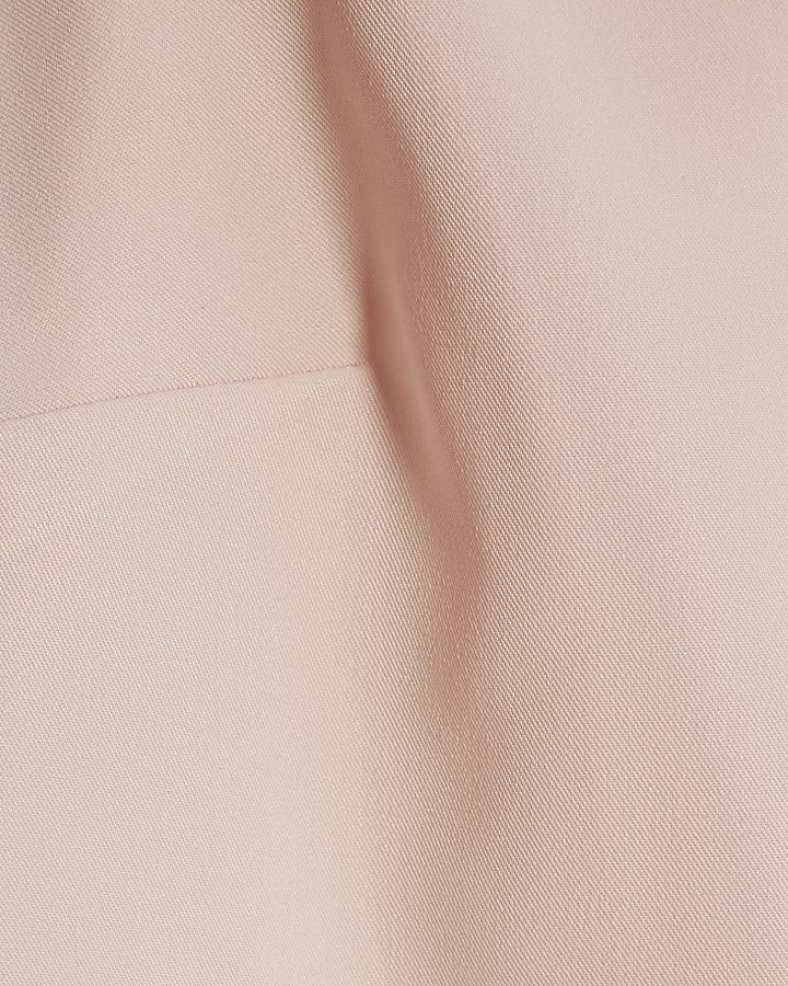 Pink Scallop Trim Tank Top