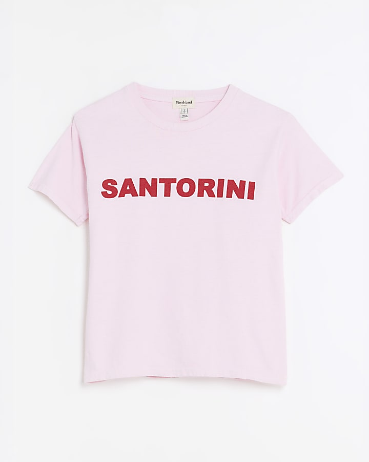 Pink Santorini Colour Pop T-Shirt
