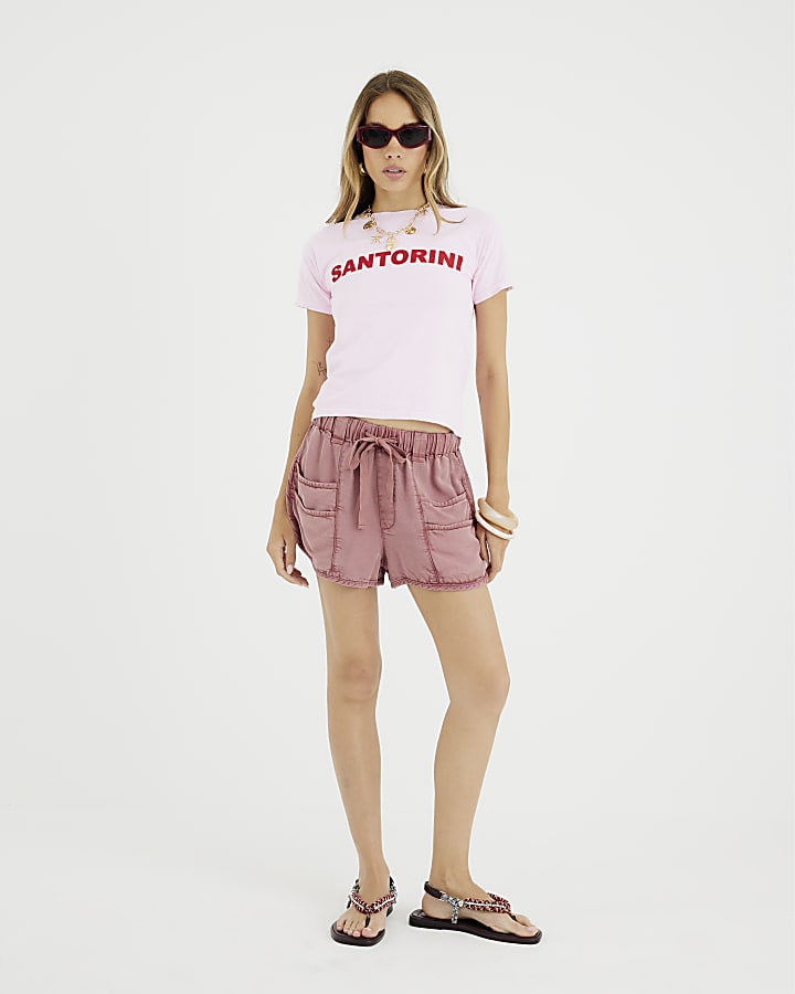 Pink Santorini Colour Pop T-Shirt