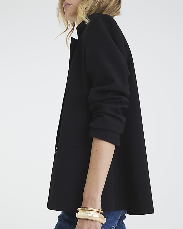 Black Edge To Edge Blazer