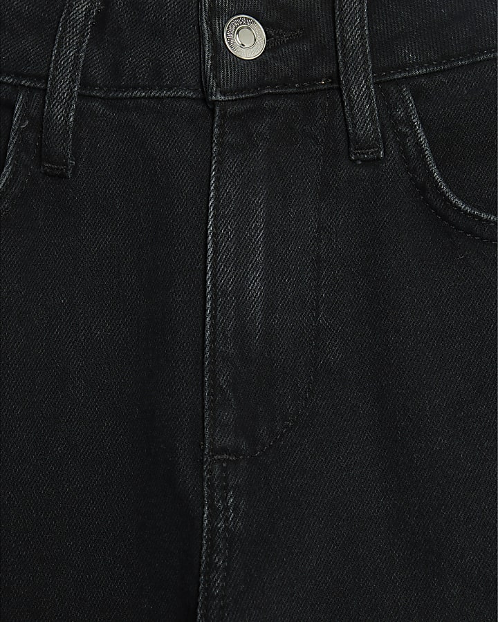 Petite Black Stretch Straight Leg Jeans
