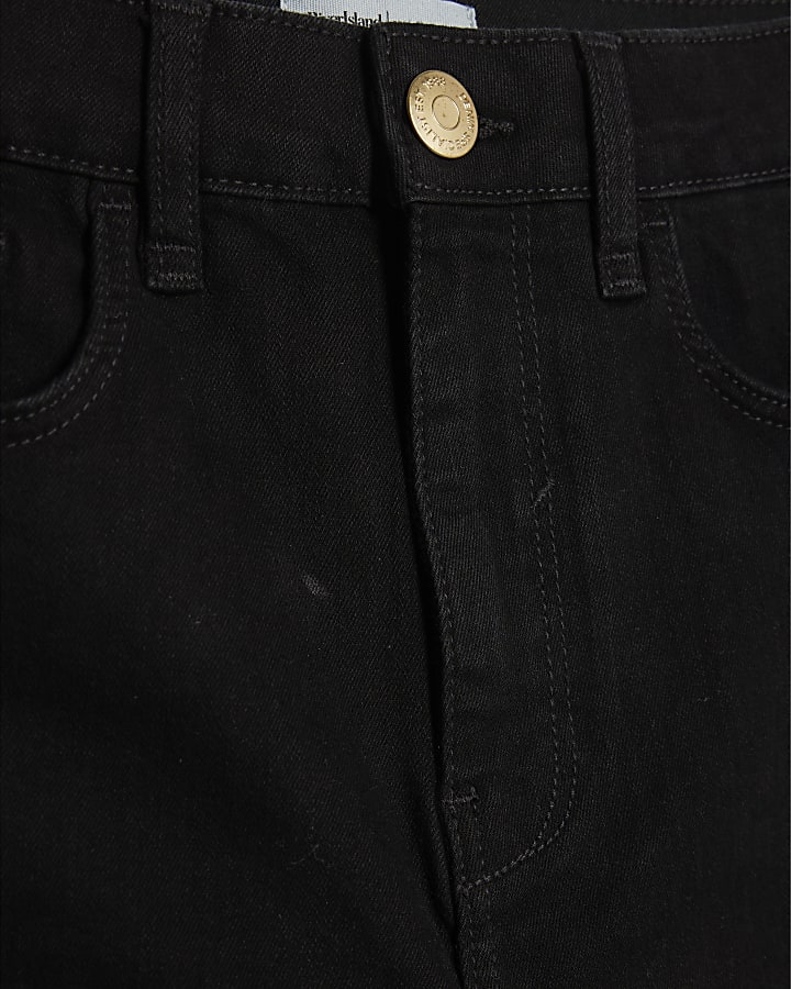 Black High Rise Sculpt Black Skinny Jeans