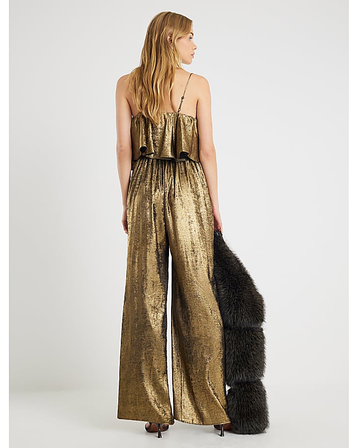 Gold Layered Jumpsuit