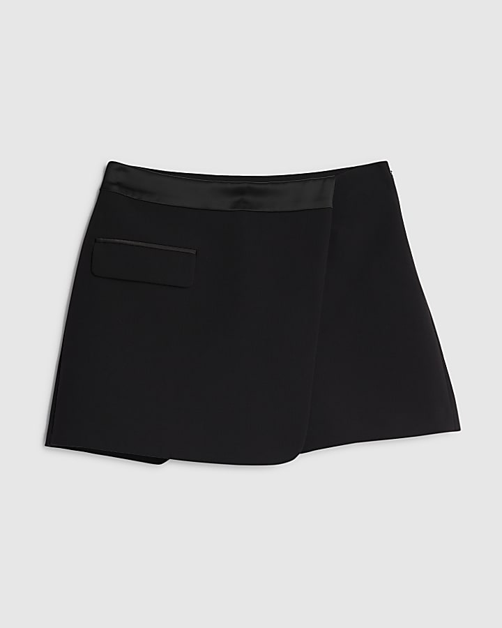 Black Tuxedo Skort