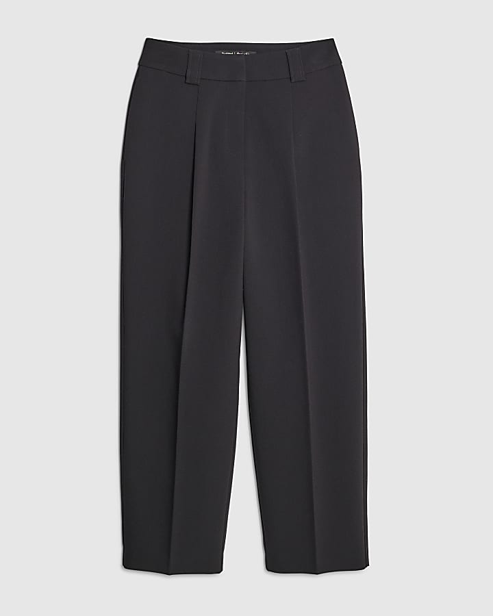 Black Straight Leg Trousers