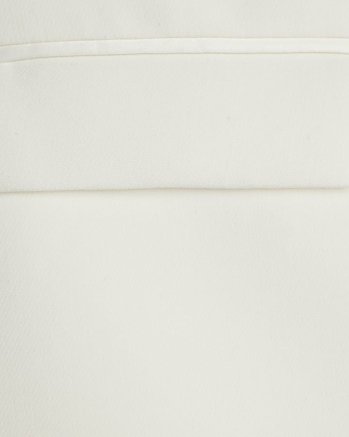 Cream Tuxedo Skort