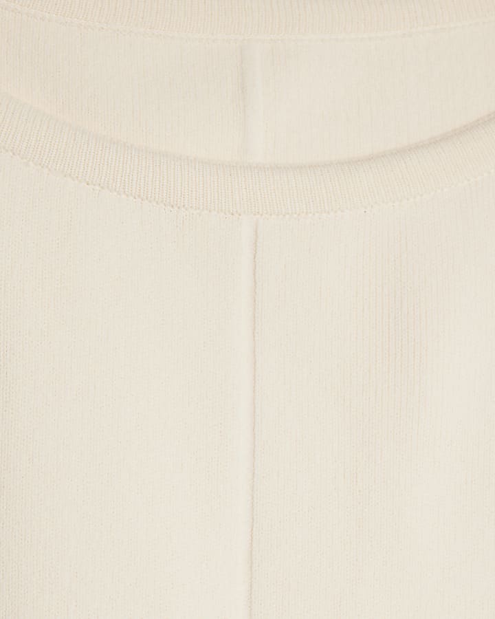 Cream Sleeveless Top