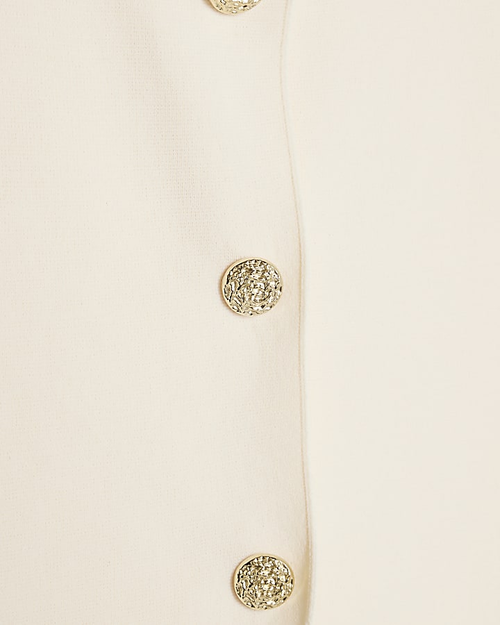 Cream Knitted waistcoat