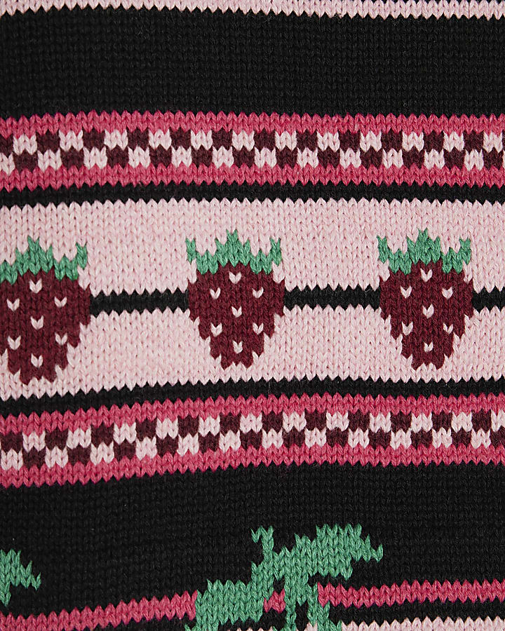 Black Cherry Knitted Cardigan