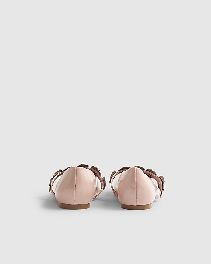 Pink Bangle Ballet Pumps