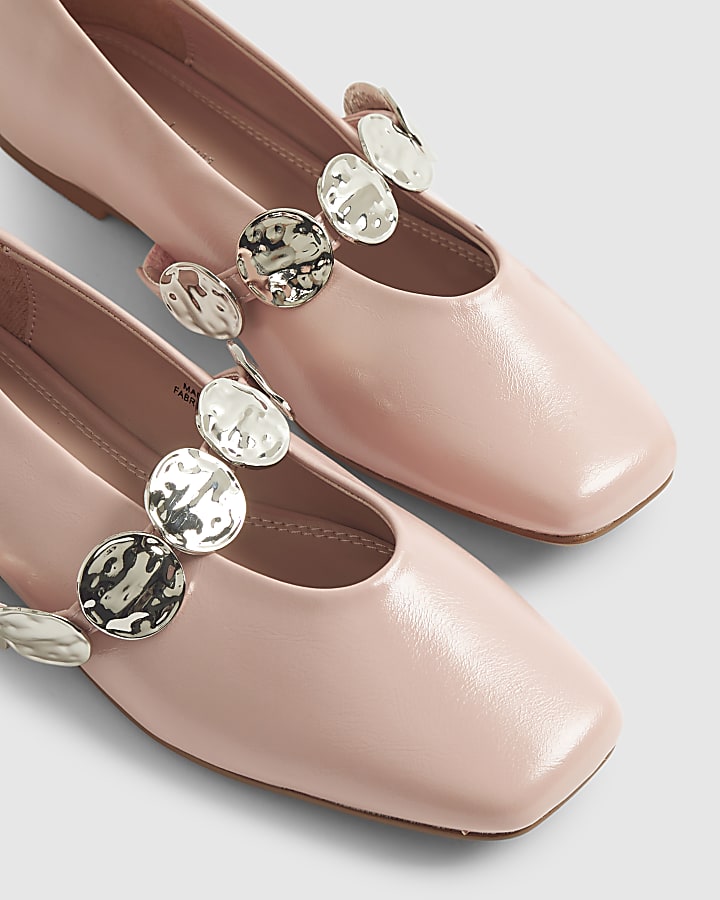 Pink Bangle Ballet Pumps