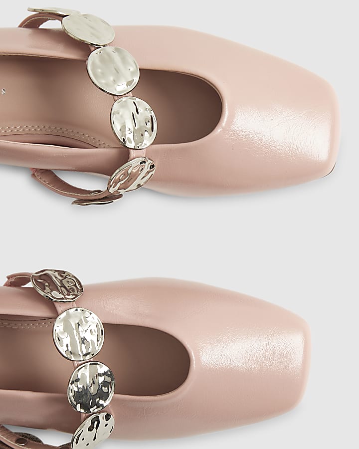 Pink Bangle Ballet Pumps