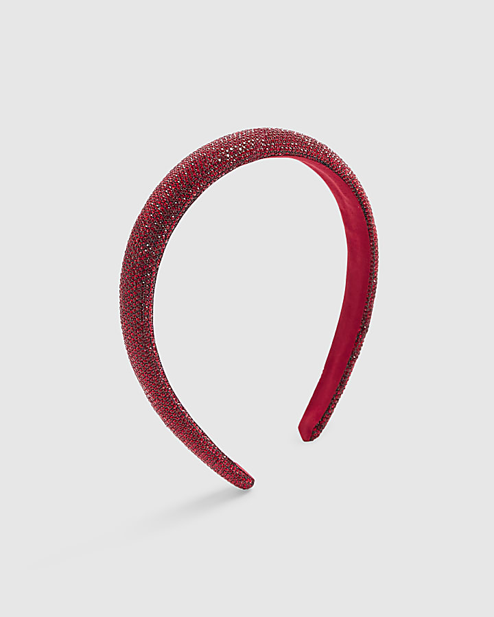 Red Diamante Headband