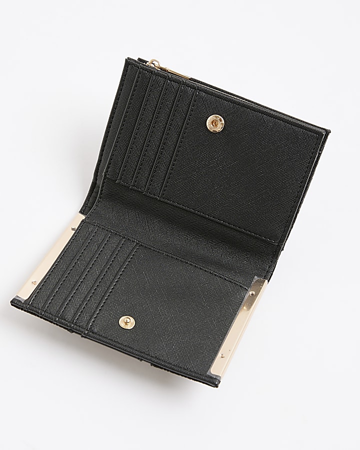 Black Monogram Snaffle Detail Purse