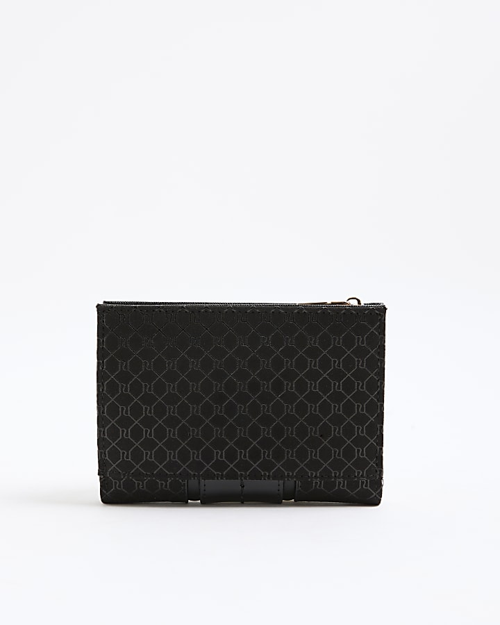 Black Monogram Snaffle Detail Purse