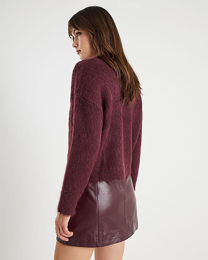 Red Premium Alpaca blend Jumper