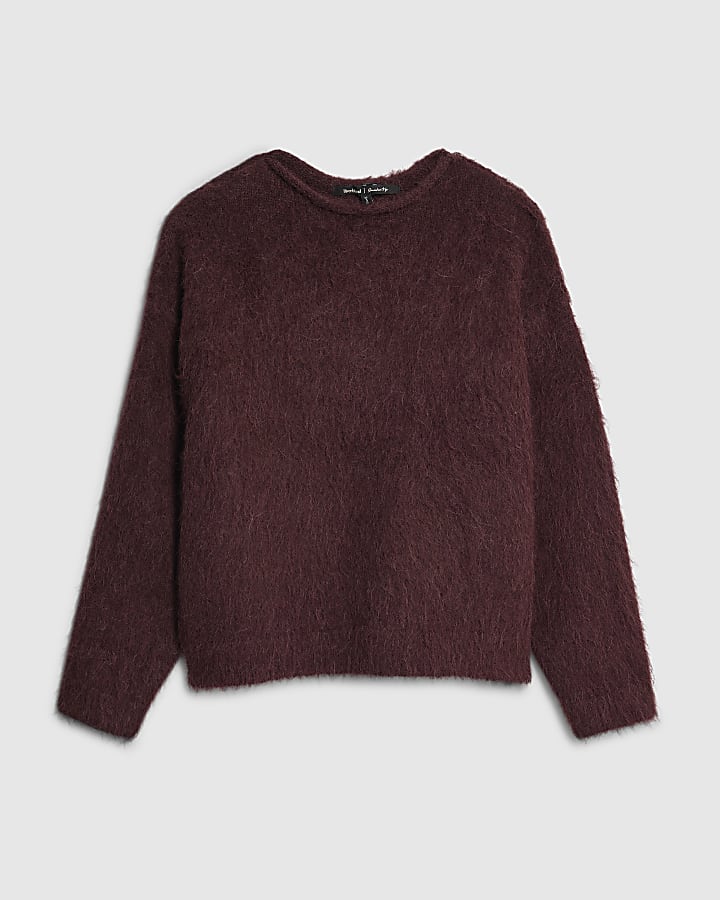 Red Premium Alpaca blend Jumper