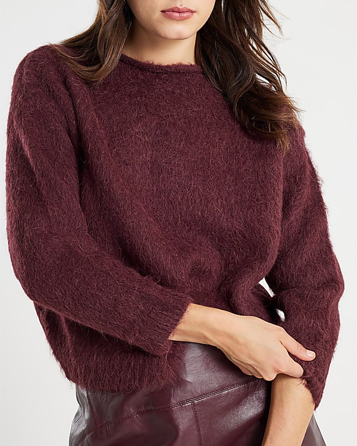 Red Premium Alpaca blend Jumper