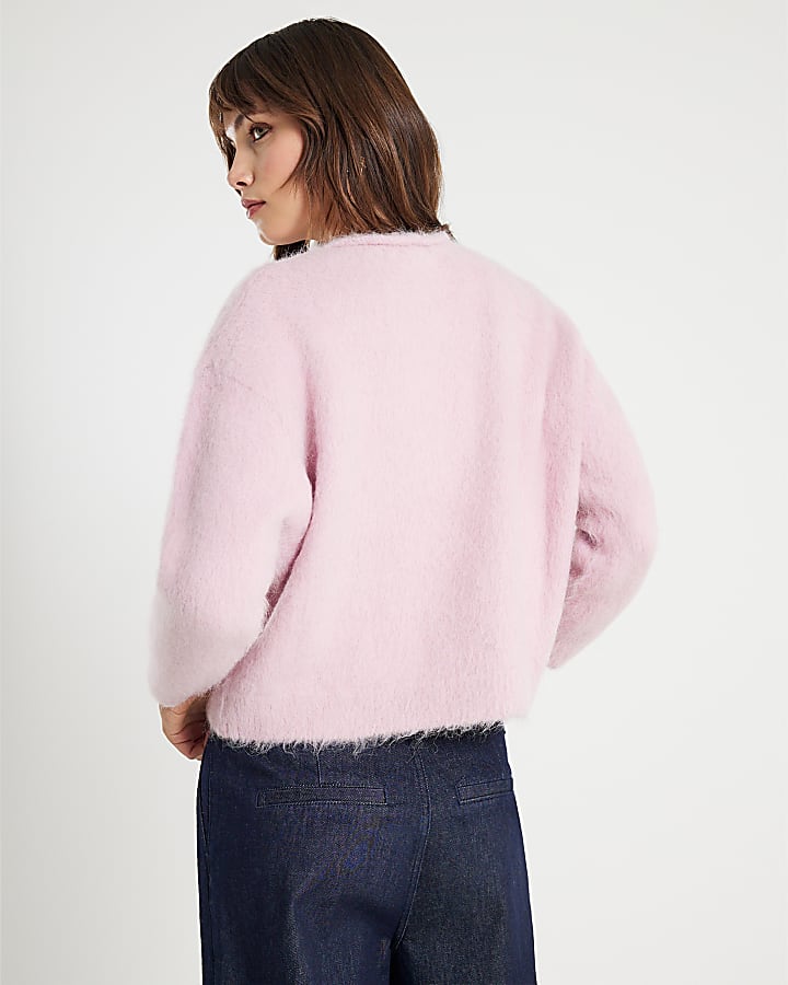 Pink Premium Alpaca blend Jumper