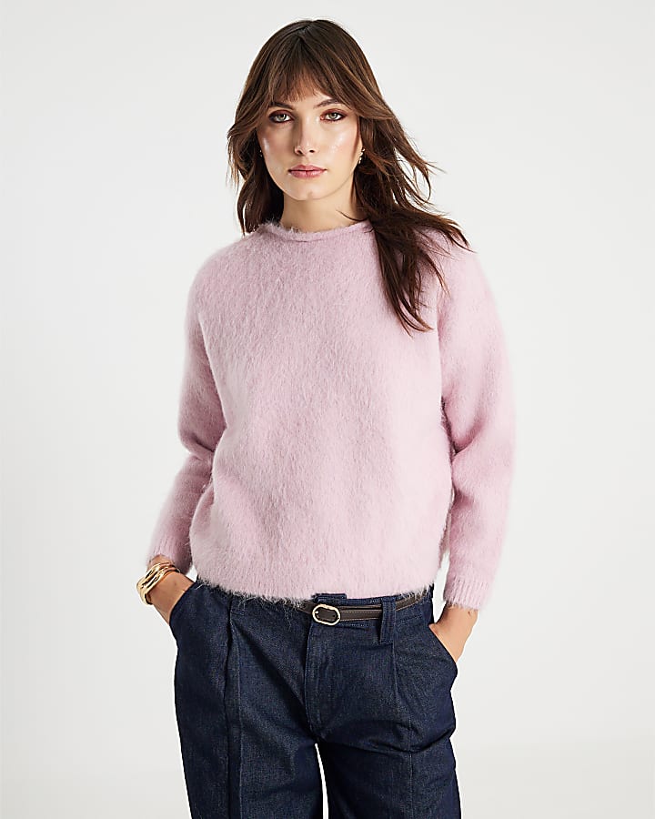 Pink Premium Alpaca blend Jumper