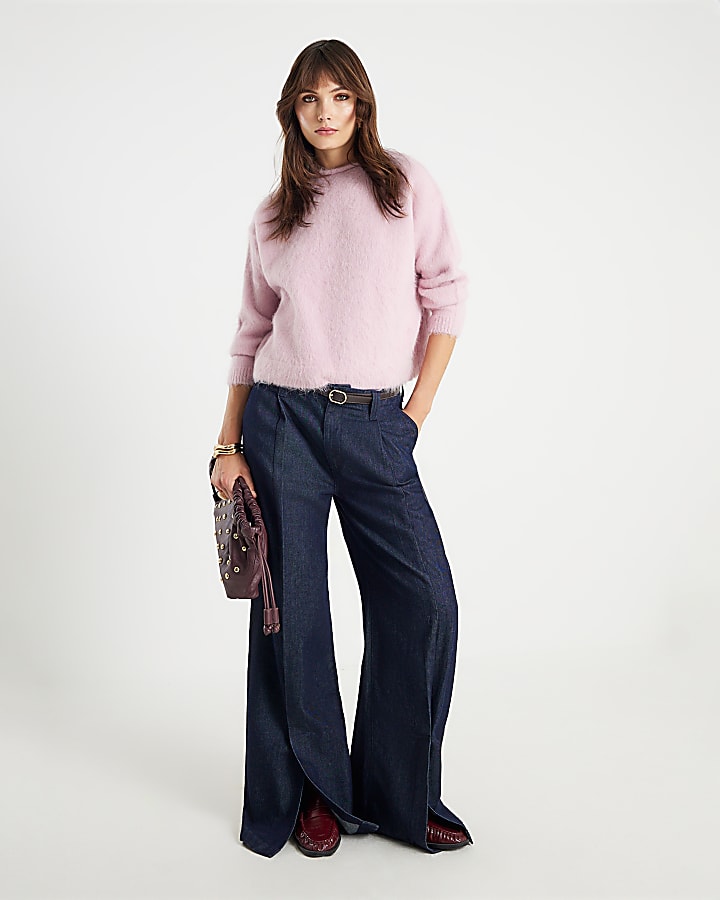 Pink Premium Alpaca blend Jumper