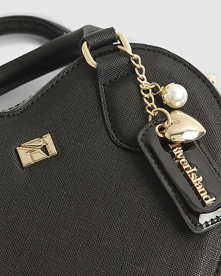 Black Heart Cross Body Bag