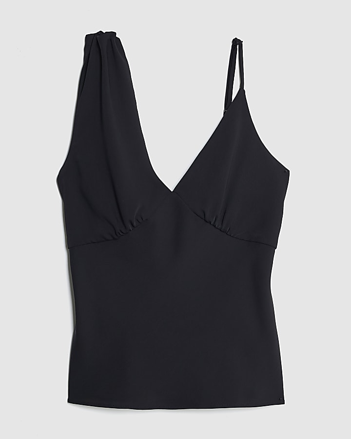 Black One Shoulder Top