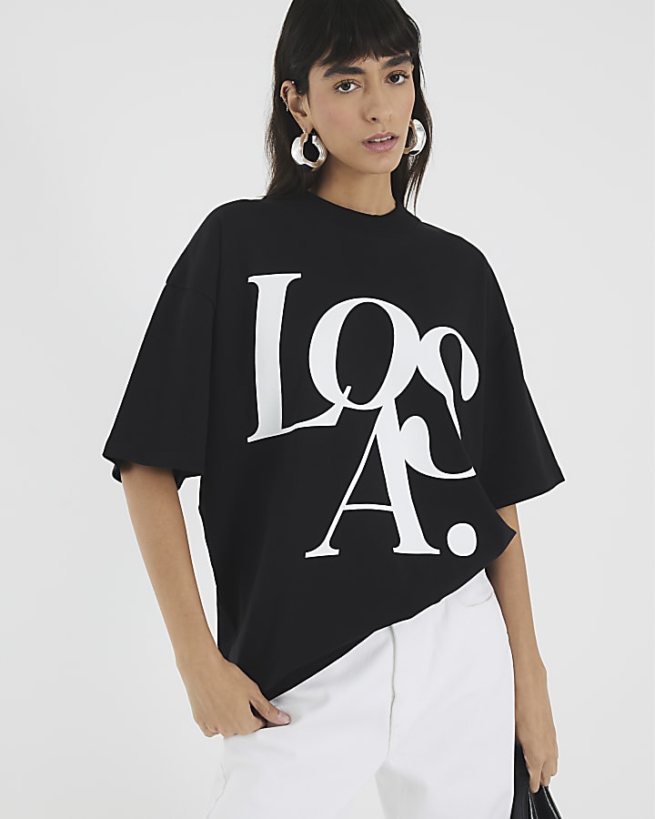 Black Premium Los A Gloss T-Shirt