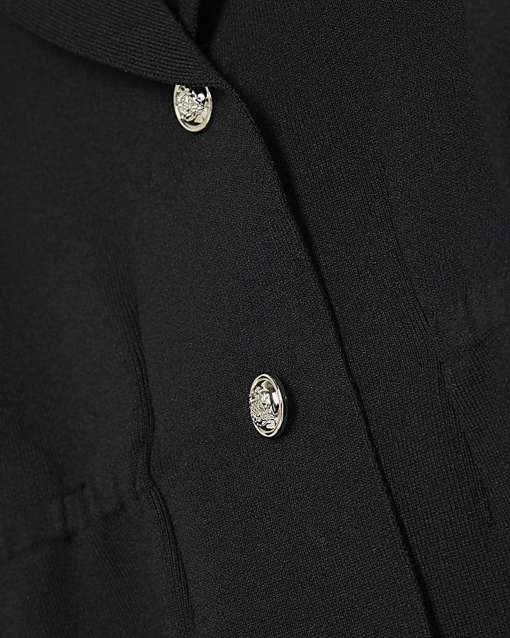 Black Blazer Cardigan