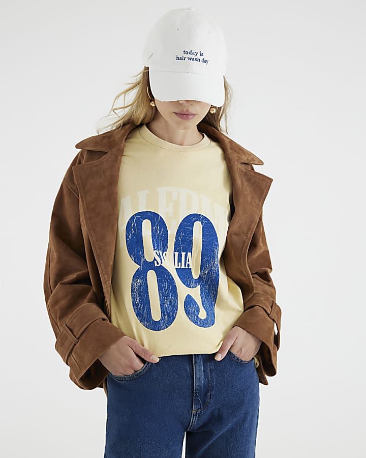 Yellow Short Sleeve Palermo 89 T-shirt