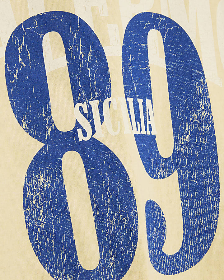 Yellow Short Sleeve Palermo 89 T-shirt