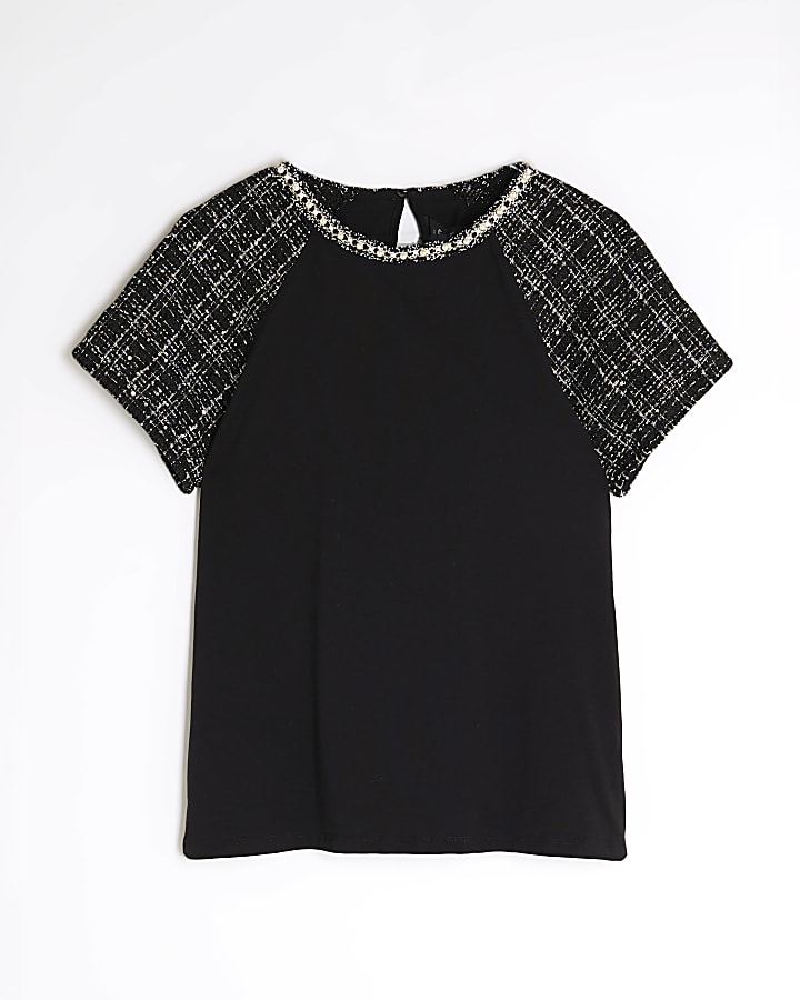 Black Boucle Boutique T-Shirt