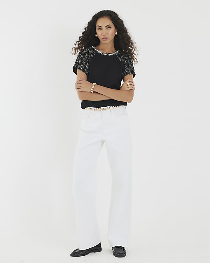 Black Boucle Boutique T-Shirt
