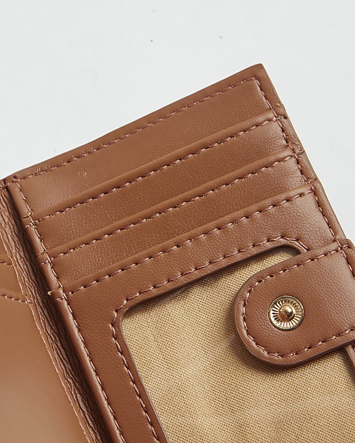 Brown RI Monogram Heatseal Mini Purse