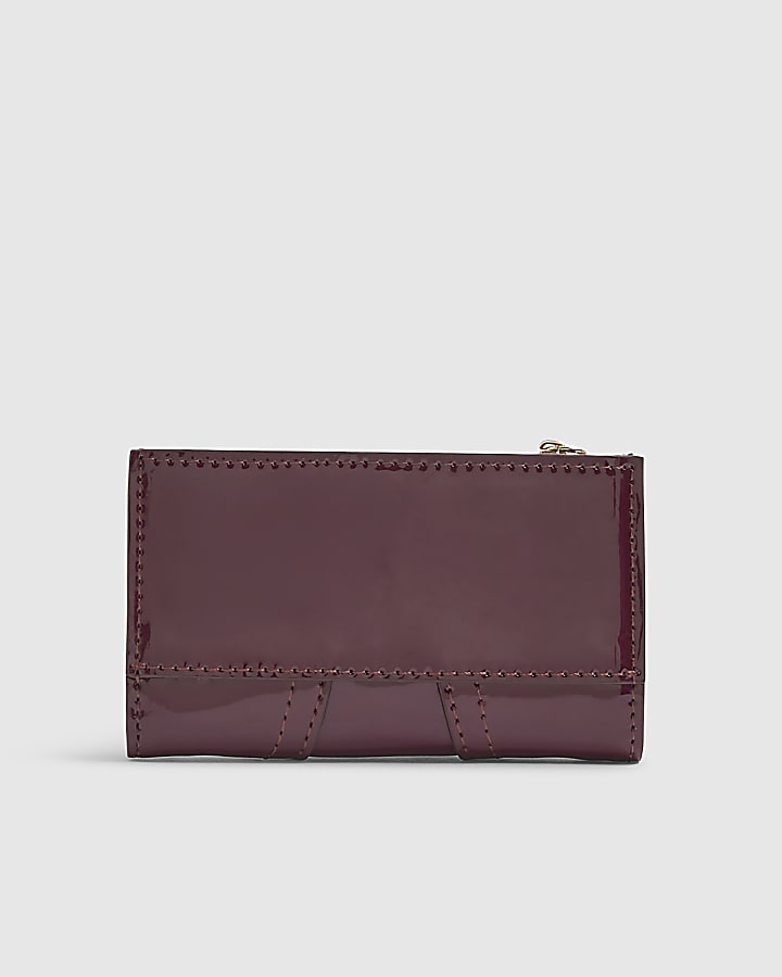 Red Boucle Charm Mini Purse
