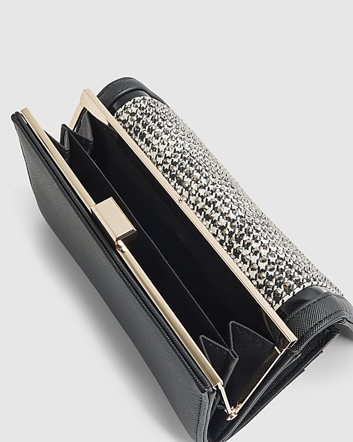 Black Dogtooth Heatseal Purse