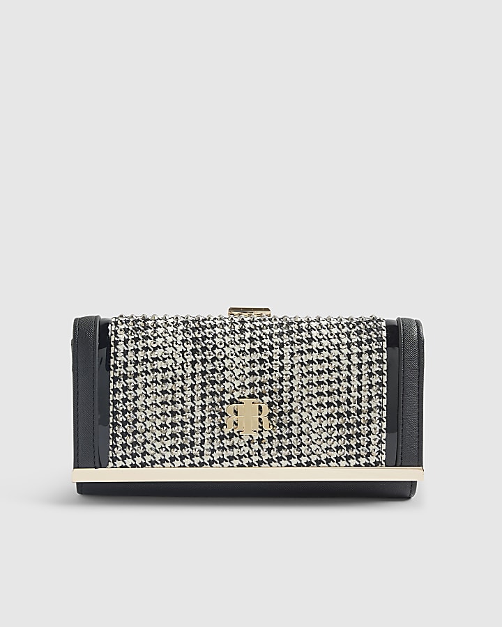 Black Dogtooth Heatseal Purse