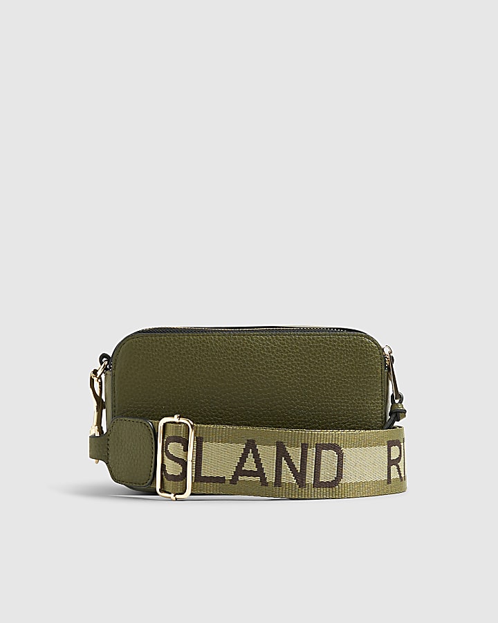 Khaki RI Cross Body Bag