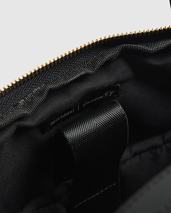 Black Patent Monogram Laptop Case