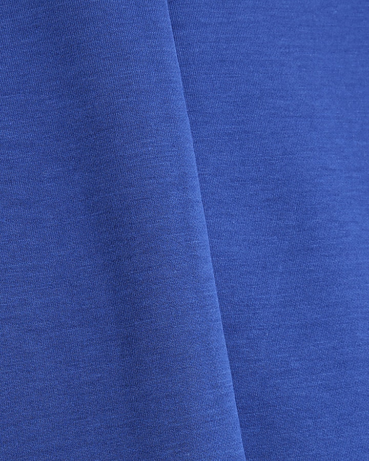 Blue Short Sleeve Boxy T-shirt