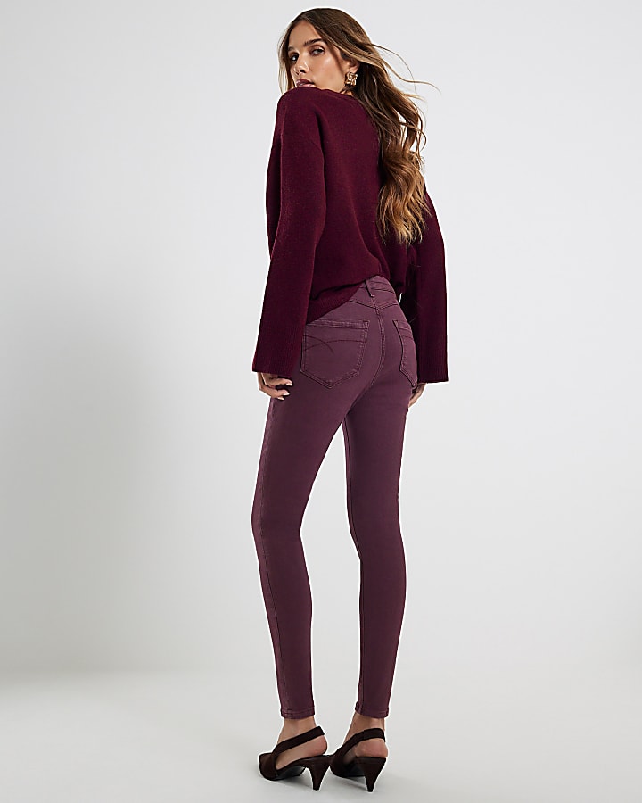 Purple Skinny Jeans