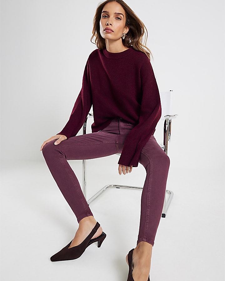 Purple Skinny Jeans