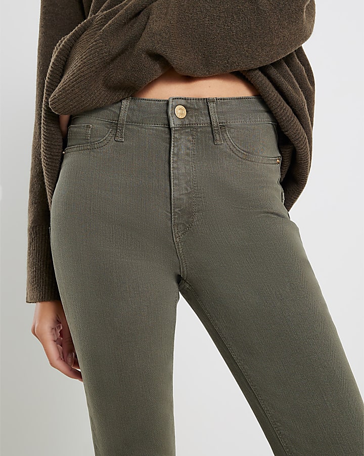 Khaki Molly Skinny Jeans