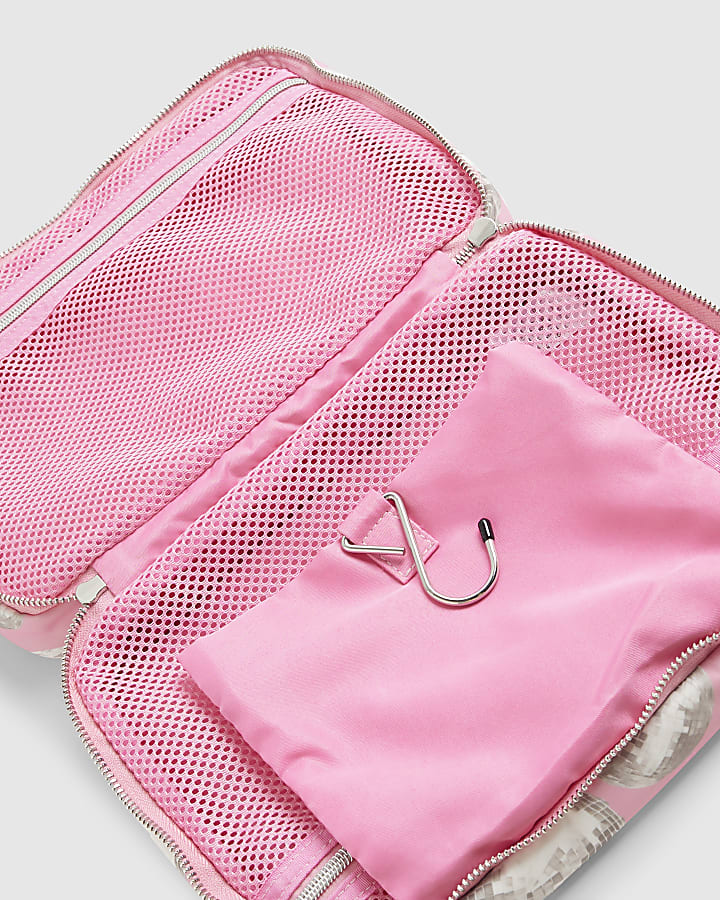 Pink Disco Ball Toiletries Bag