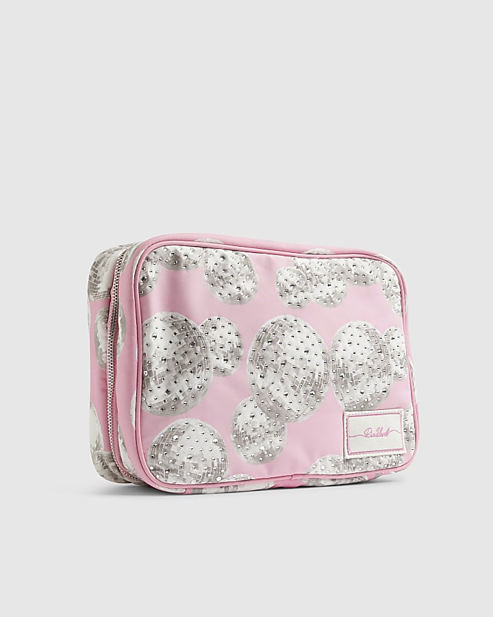 Pink Disco Ball Toiletries Bag