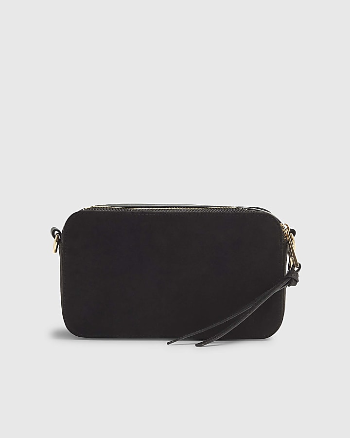 Black Studded Cross Body Bag