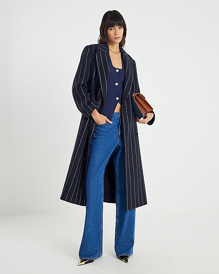 Navy Knitted waistcoat